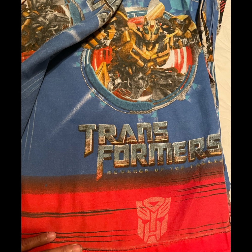 Vintage Transformers Top Sheet Twin Size Still